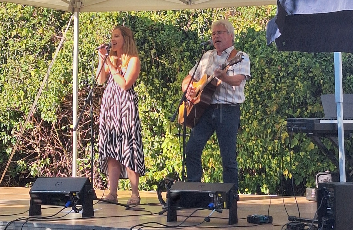 Dieter und Maren beim Kirchbergfest in Berg, 24. August 2025